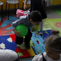 Zabawy w przedszkolu prywatnym Wesoły Uśmiech